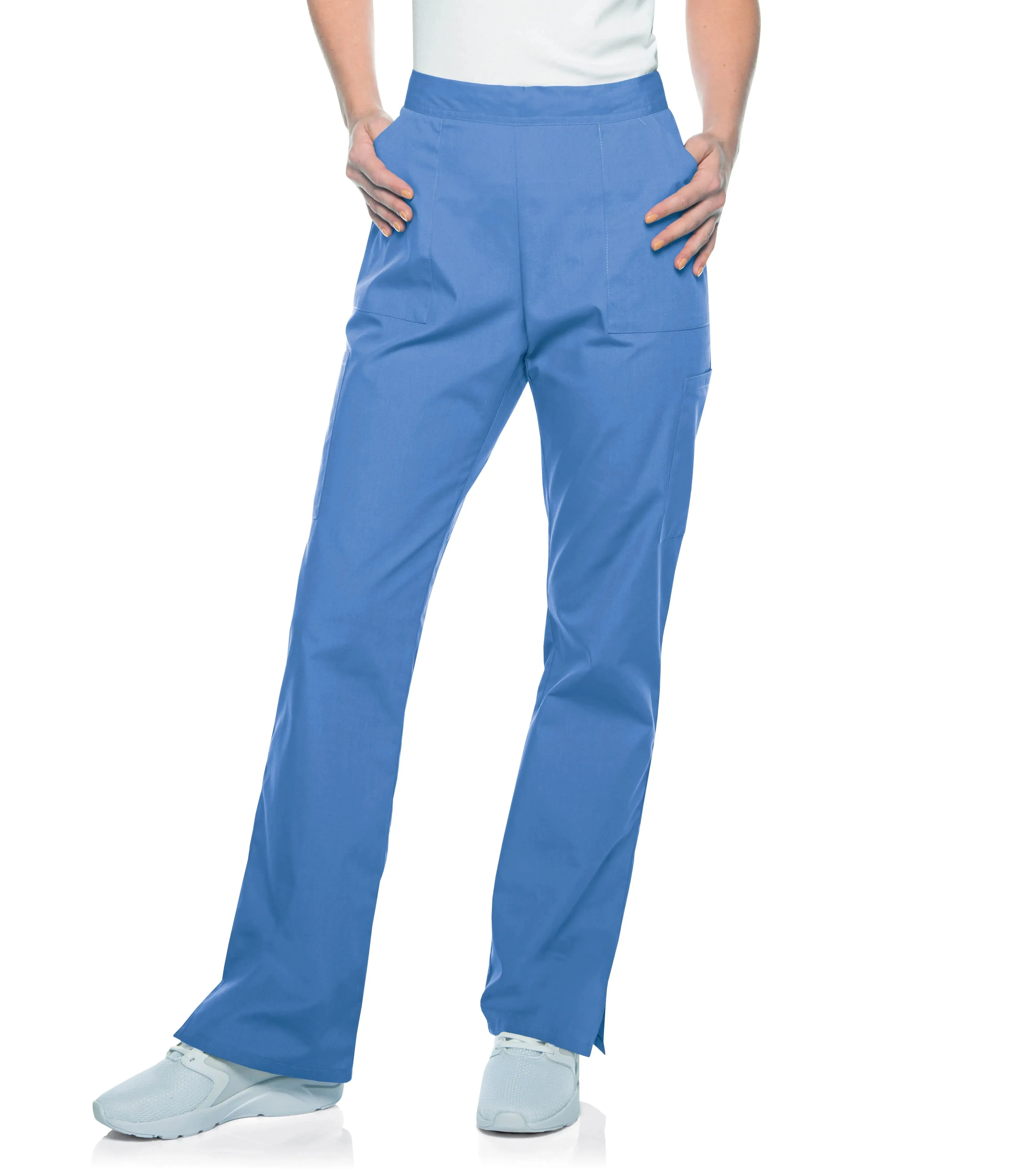 Landau Scrub Zone Women's Straight-Leg Cargo Scrub Pants - Tall & Petite