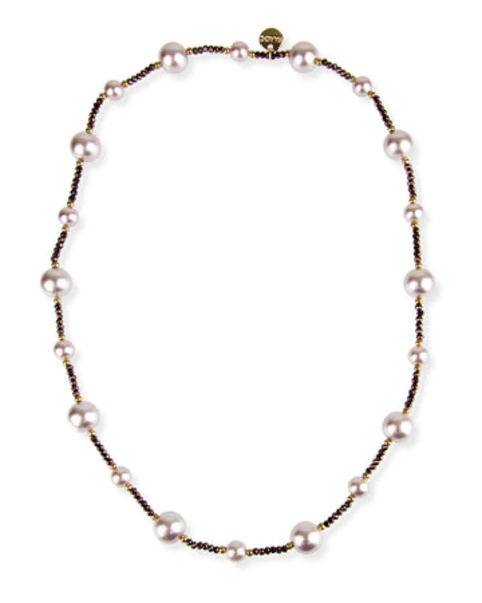 Marilyn Classic Pearl Strand Necklace | Bronze