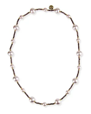 Marilyn Classic Pearl Strand Necklace | Bronze