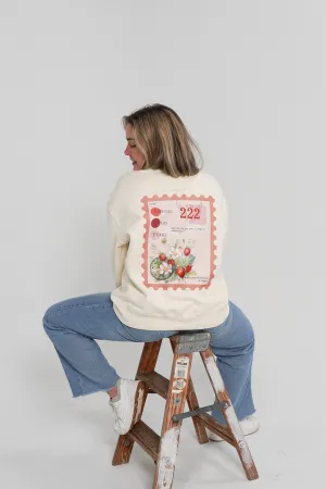 Mariposa LOVE Stamp Crewneck