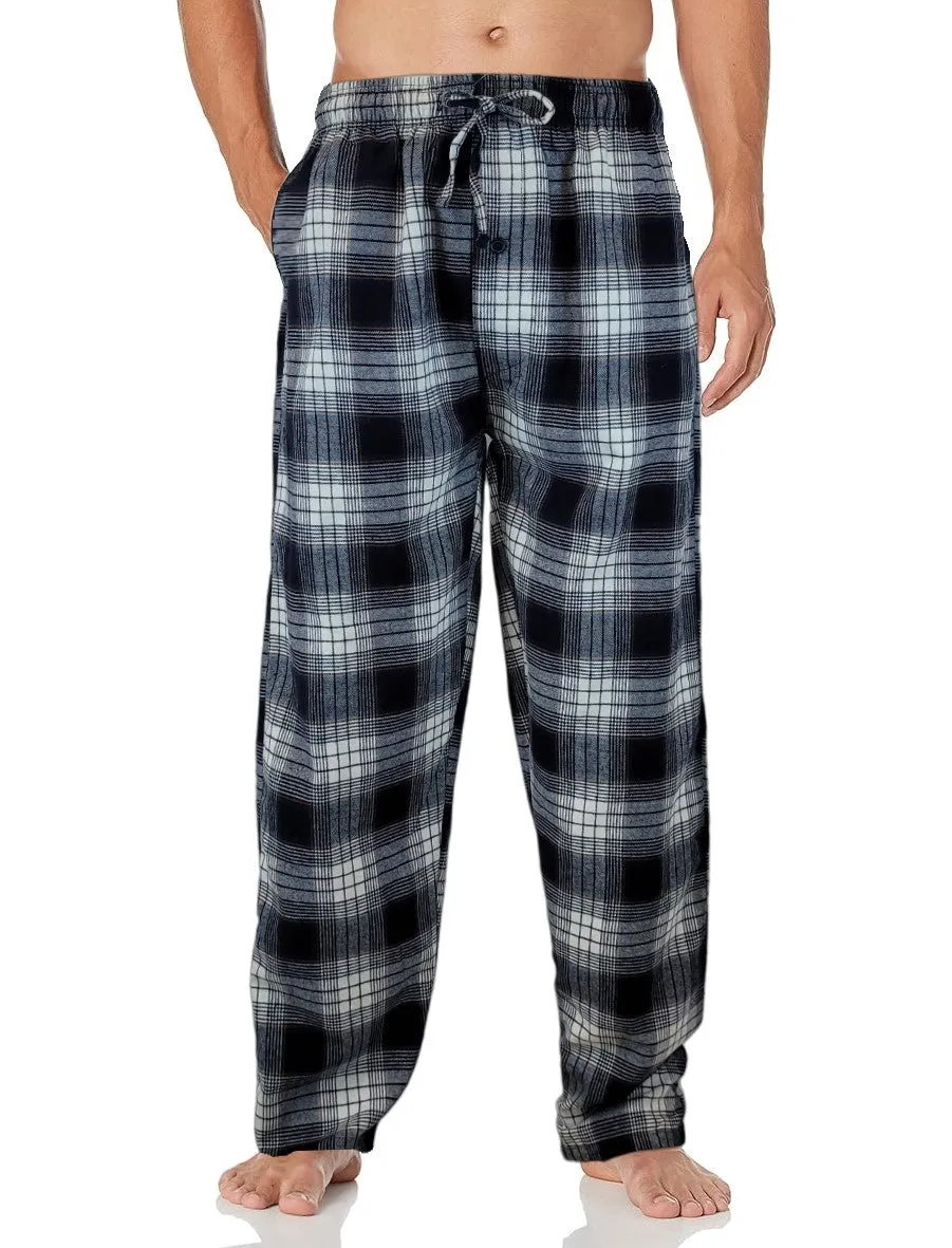 Men's Cotton Lounge Pajama Pants in S-6XL Sizes - Explore the Big and Tall Collection | Three-Pack  Different Touch