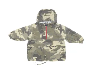 Mini Boden Army Camo Print Hooded Poncho Mac Jacket - Boys 2-3yrs