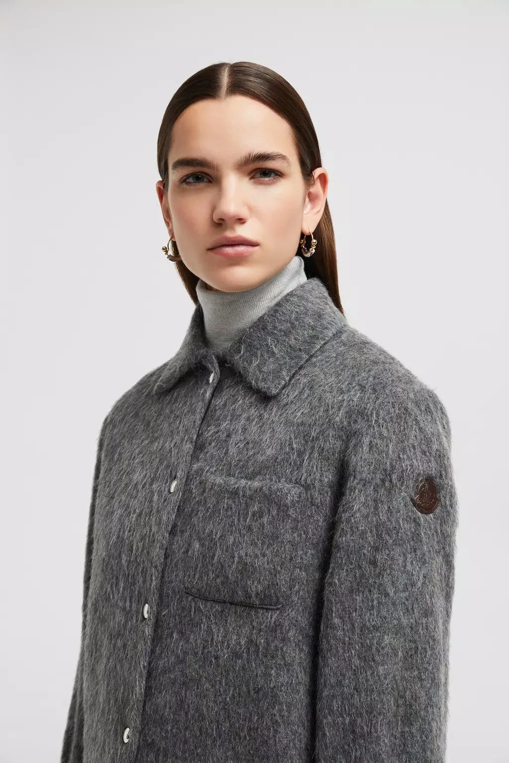 MONCLER SHIRT GREY