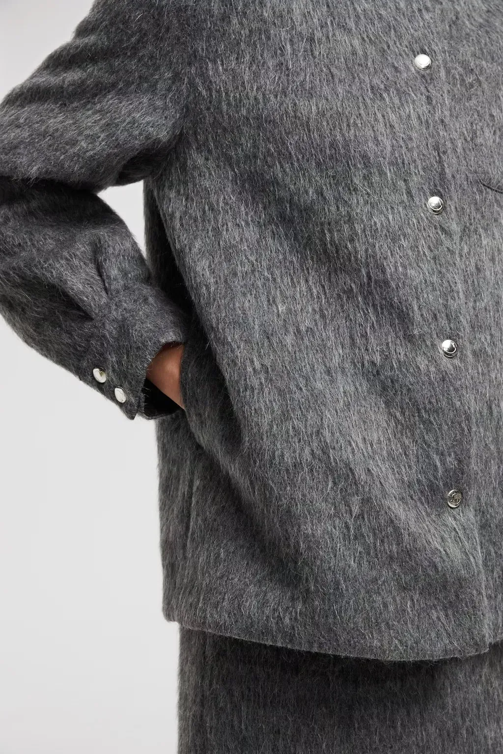 MONCLER SHIRT GREY