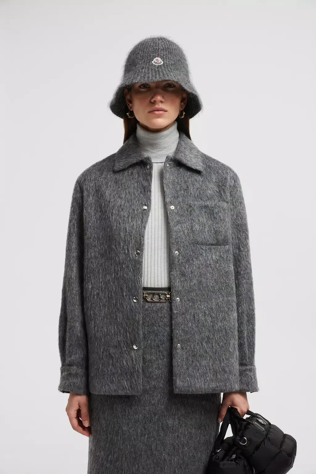 MONCLER SHIRT GREY