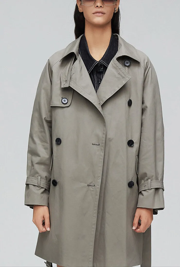 Multi-color Slim London Style Long Trench Coat