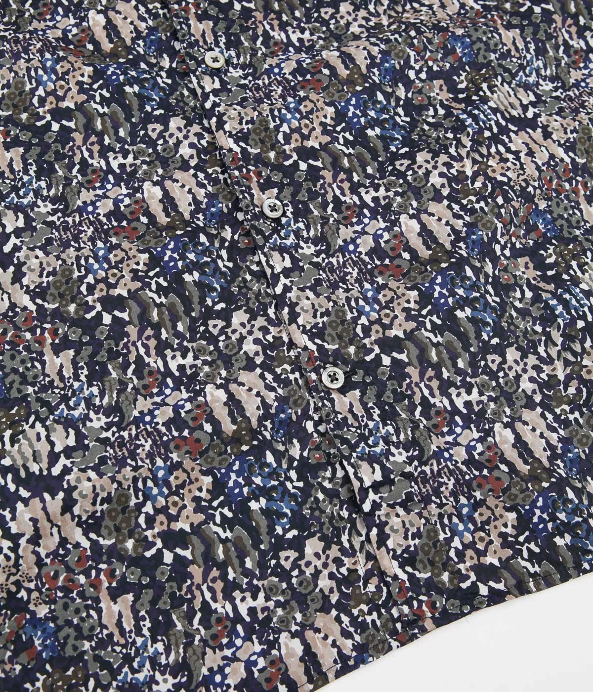 Norse Projects Carsten Liberty Print Shirt - Ivy Green