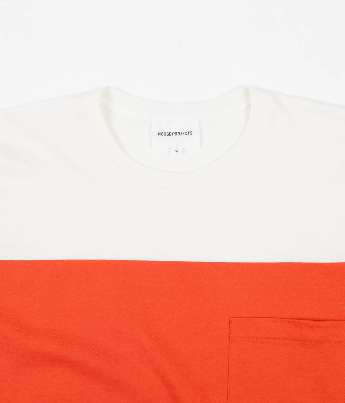 Norse Projects Niels Colour Block T-Shirt - Dark Navy