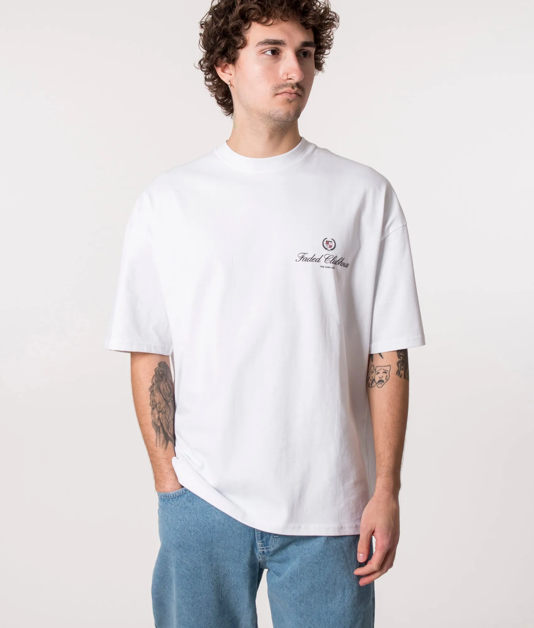 Oversized Clubhouse Logo T-Shirt