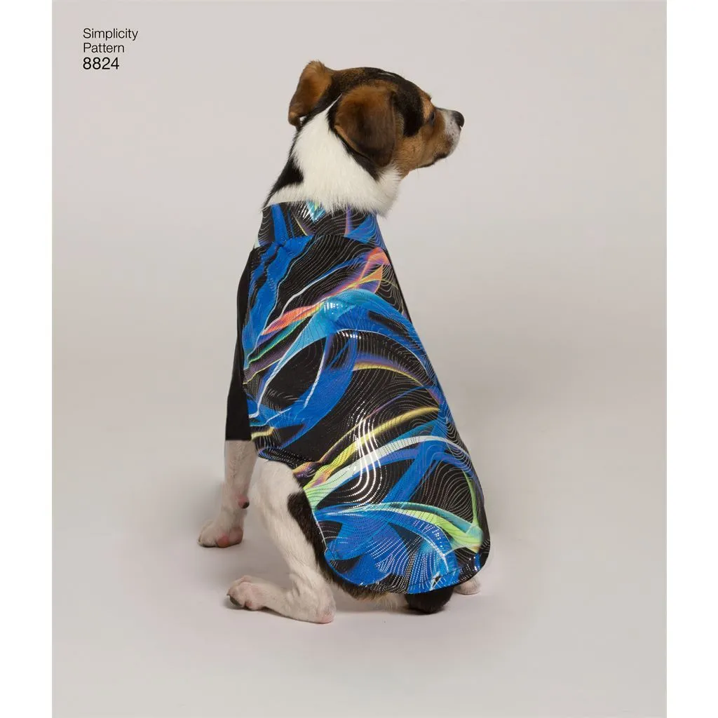 Pattern S8824 Dog Coats in Three Sizes