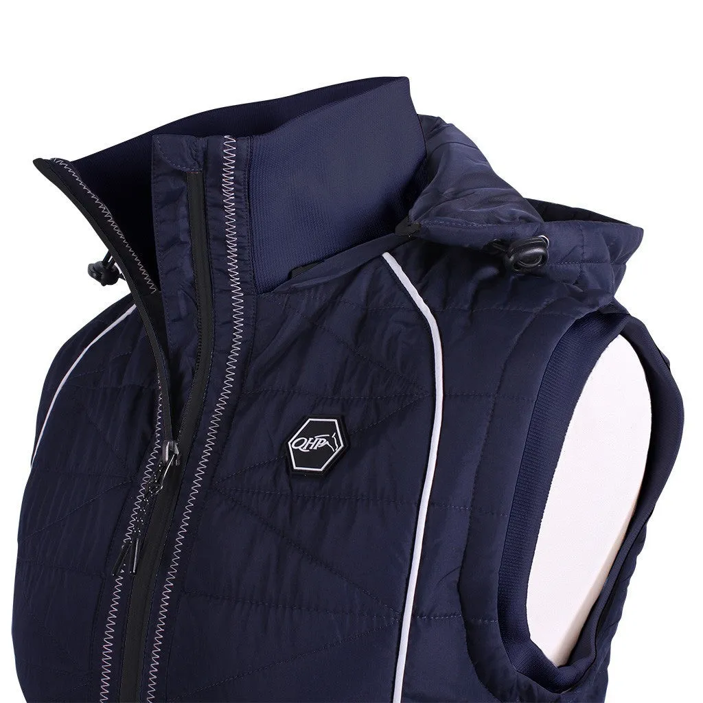 QHP Meryl Padded Kids Vest with Hood