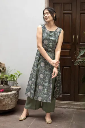 RAYA CHANDHERI KURTA SET