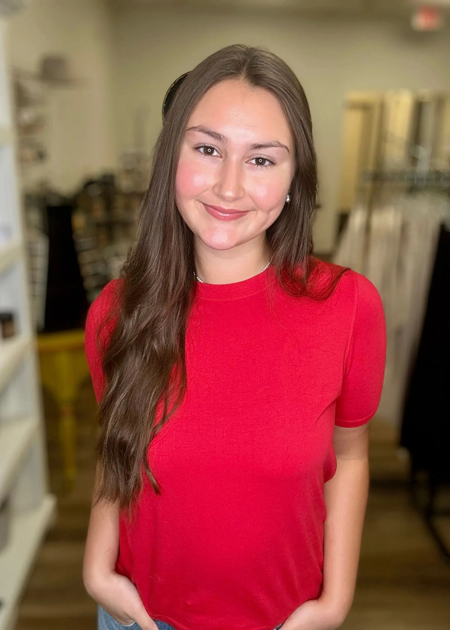 Red Super Soft Mono B Tee