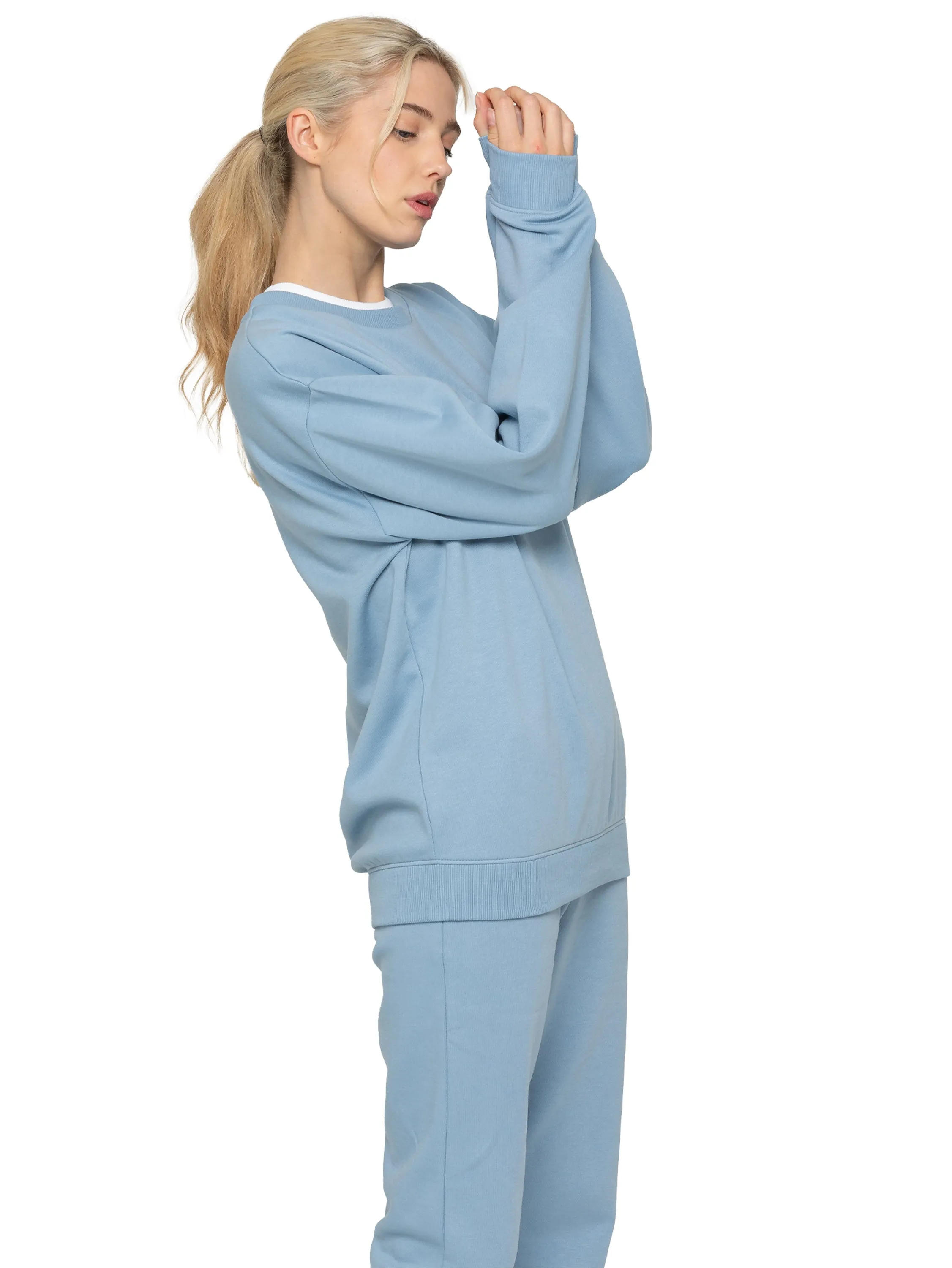 Relaxed Oversized Sweatshirt - Blue