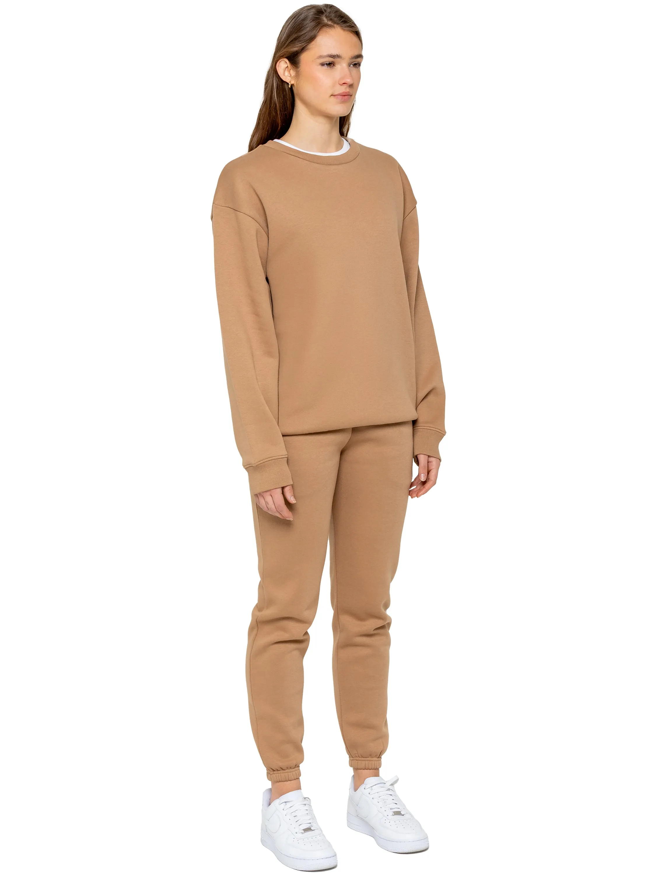 Relaxed Oversized Sweatshirt - Camel