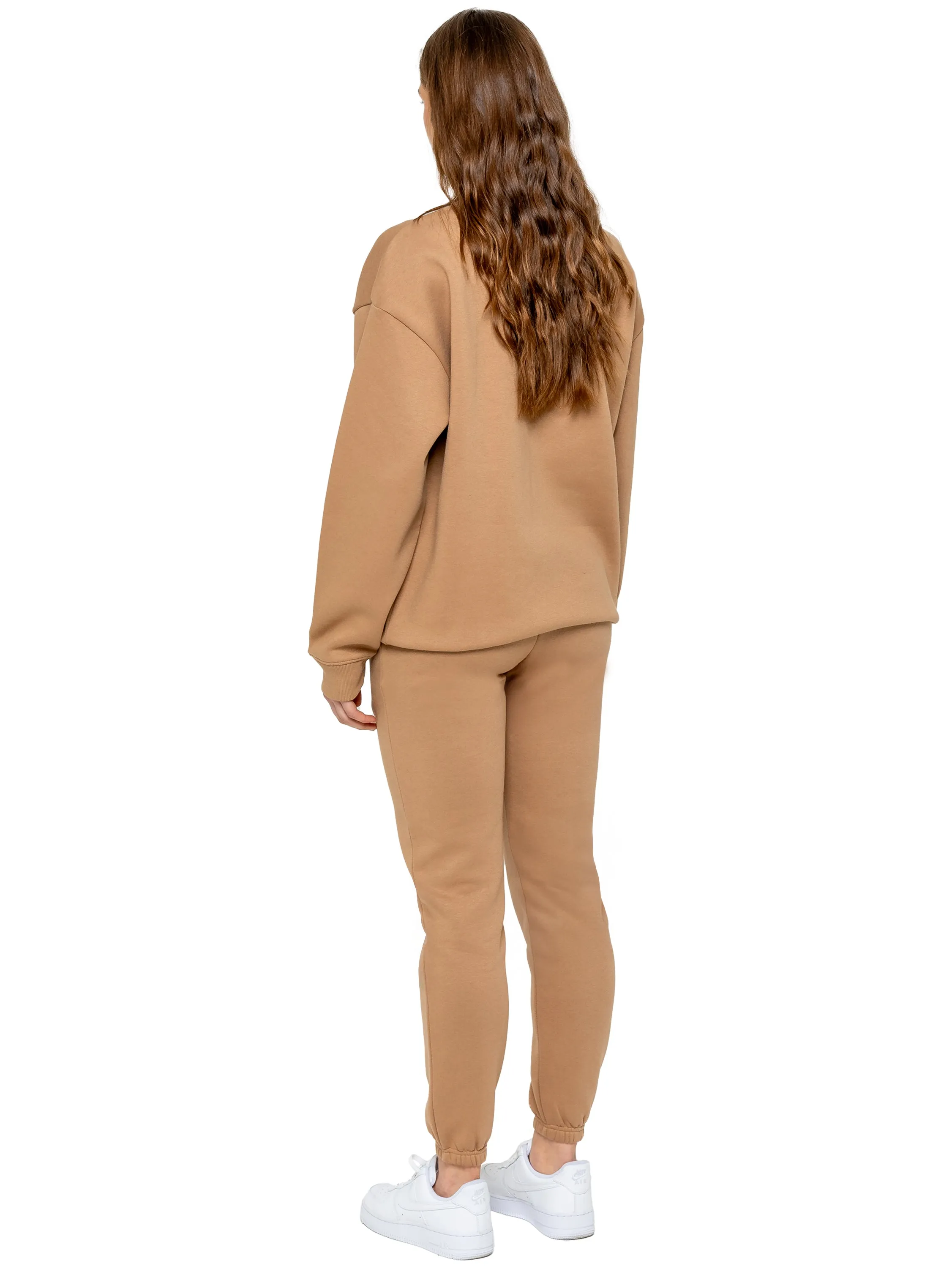 Relaxed Oversized Sweatshirt - Camel
