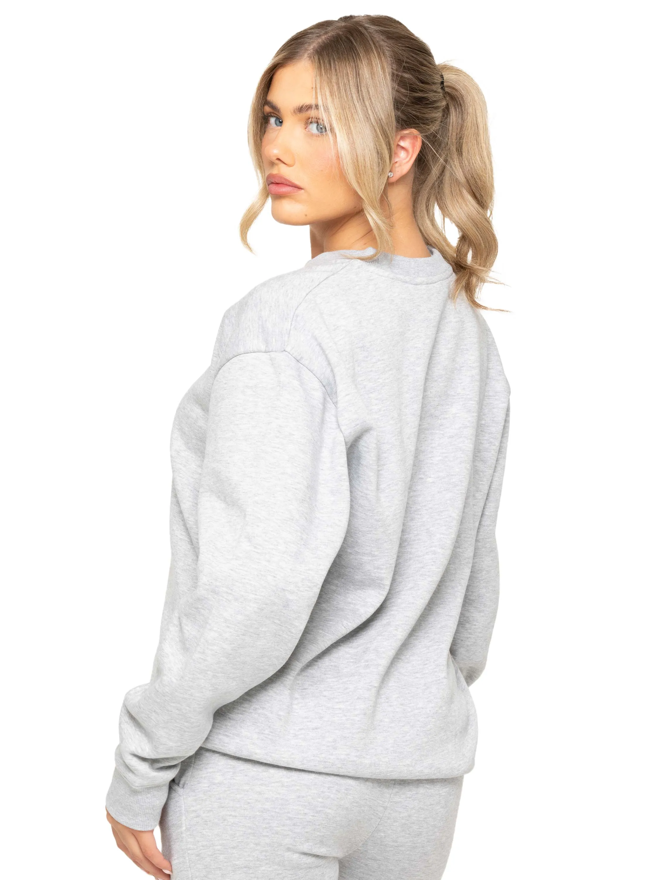 Relaxed Oversized Sweatshirt - Grey