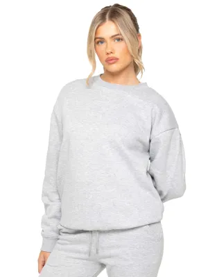 Relaxed Oversized Sweatshirt - Grey
