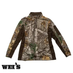 Rocky Women's Silent Hunter 1/4 Zip Camo Jacket