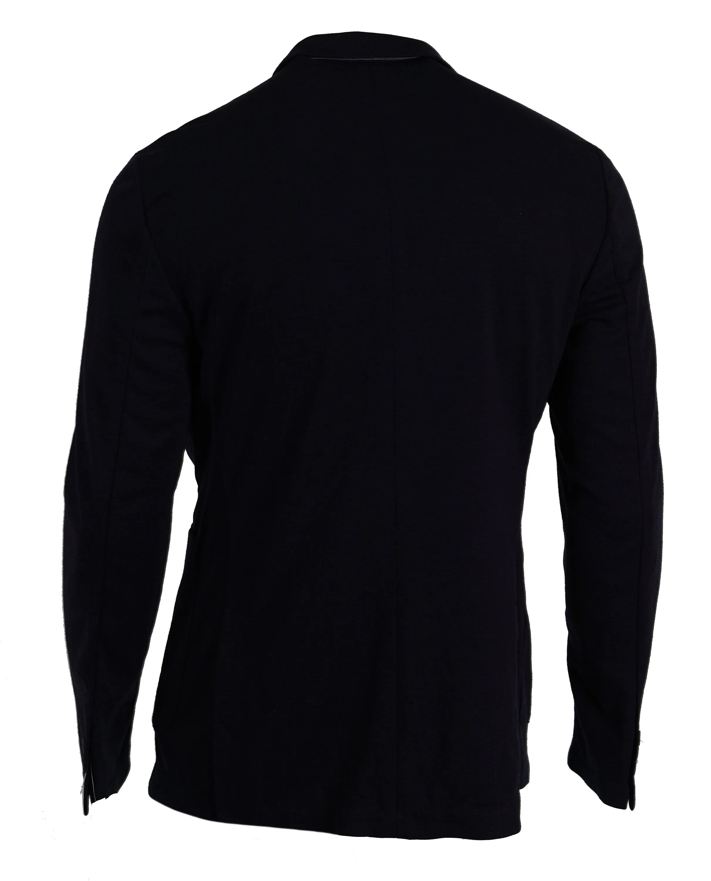 Ryan Seacrest Men's Slim Fit Crested Knit Blazer Navy Blue Size XXL