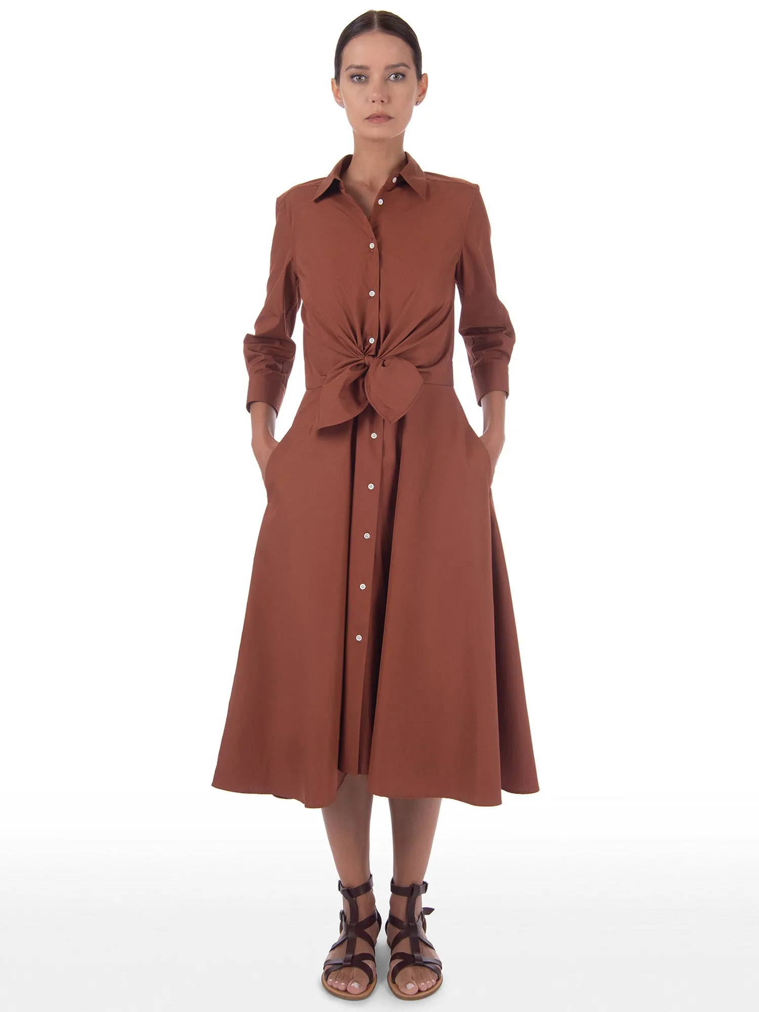 Sara Roka Dralla Poplin Dress