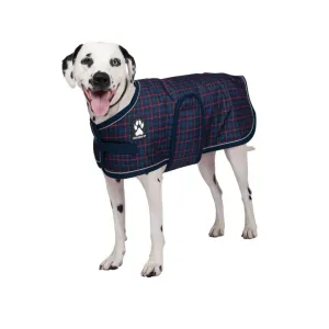 Shedrow K9 Glacier Dog Coat Plaid Navy (EXTRA 50% OFF AT CHECKOUT)