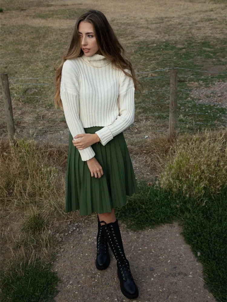 Solid Color Female Classic Skirt