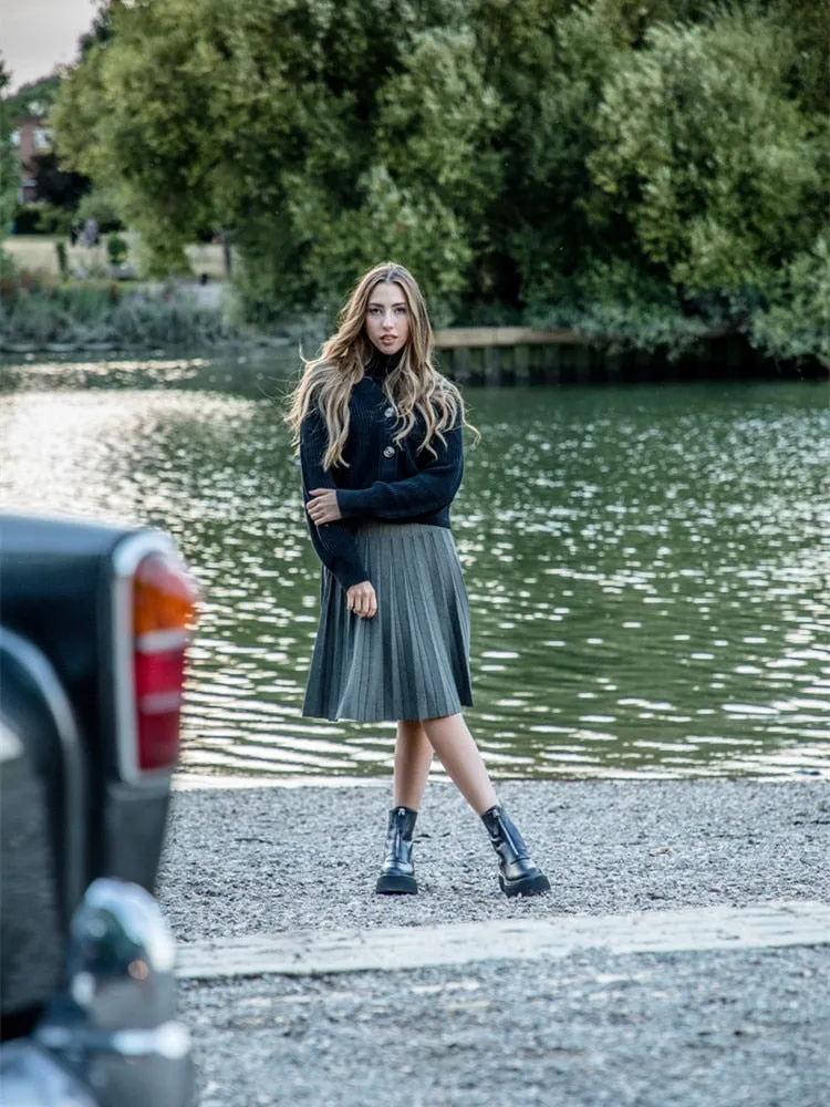 Solid Color Female Classic Skirt