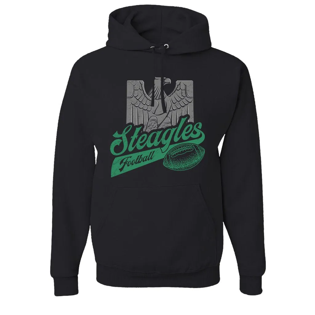 Steagles Retro Pullover Hoodie | Phil-Pitt Steagles Black Pullover Hoodie
