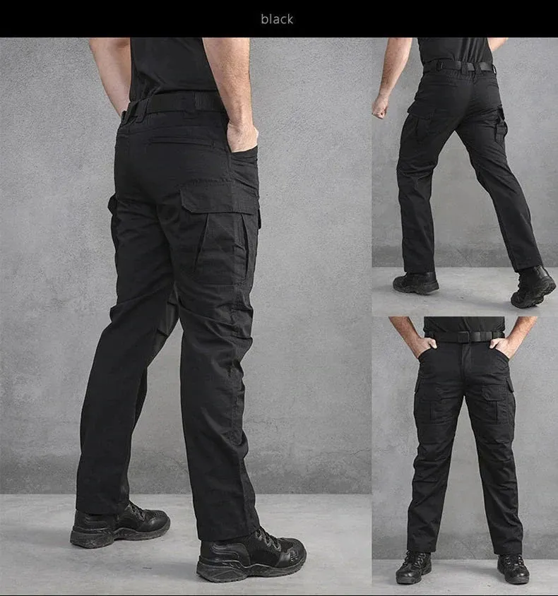 Tactical Mens IX2 Cargo Pants Durable Lightweight Trousers Ripstop Waterproof