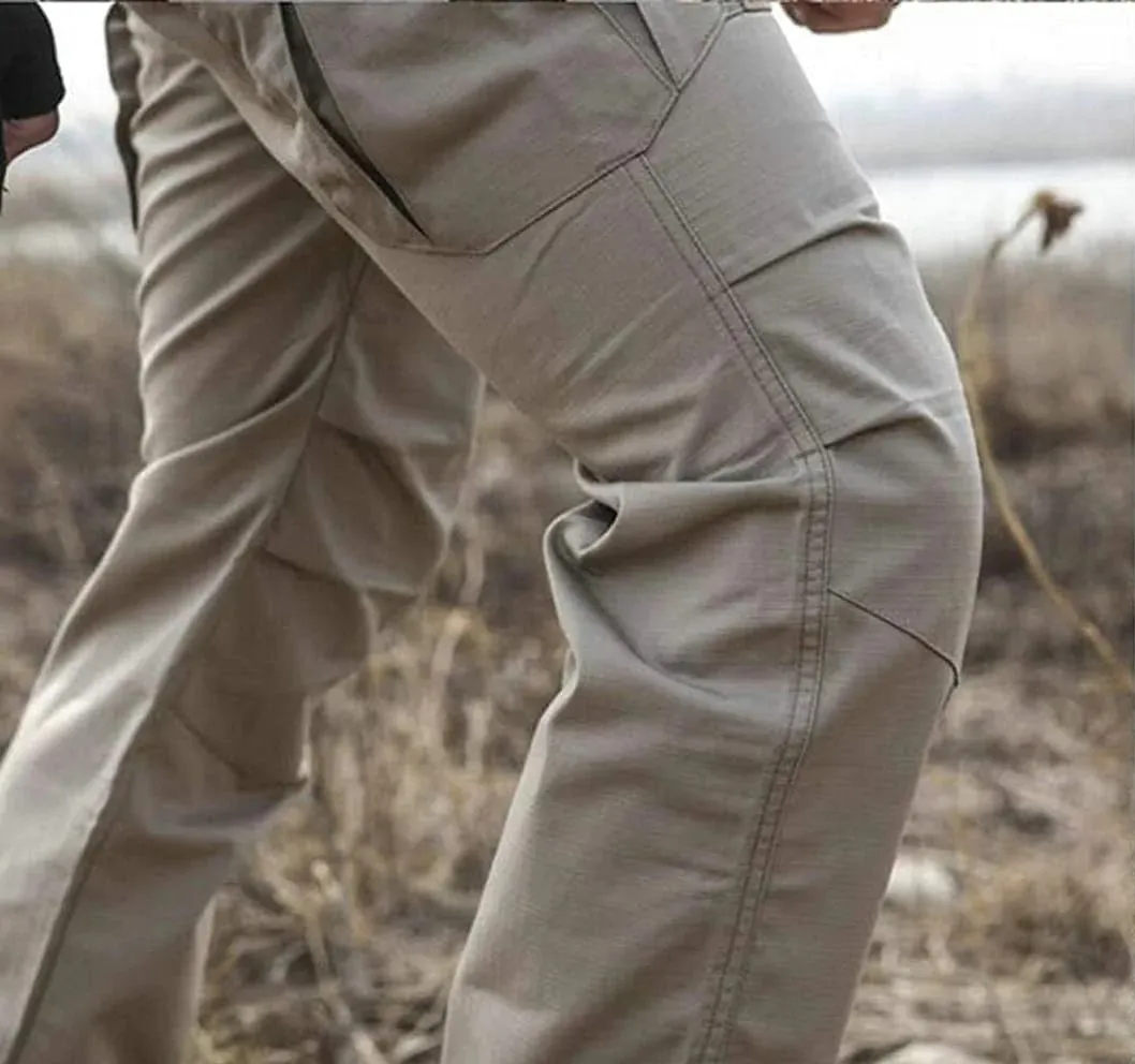 Tactical Mens IX2 Cargo Pants Durable Lightweight Trousers Ripstop Waterproof
