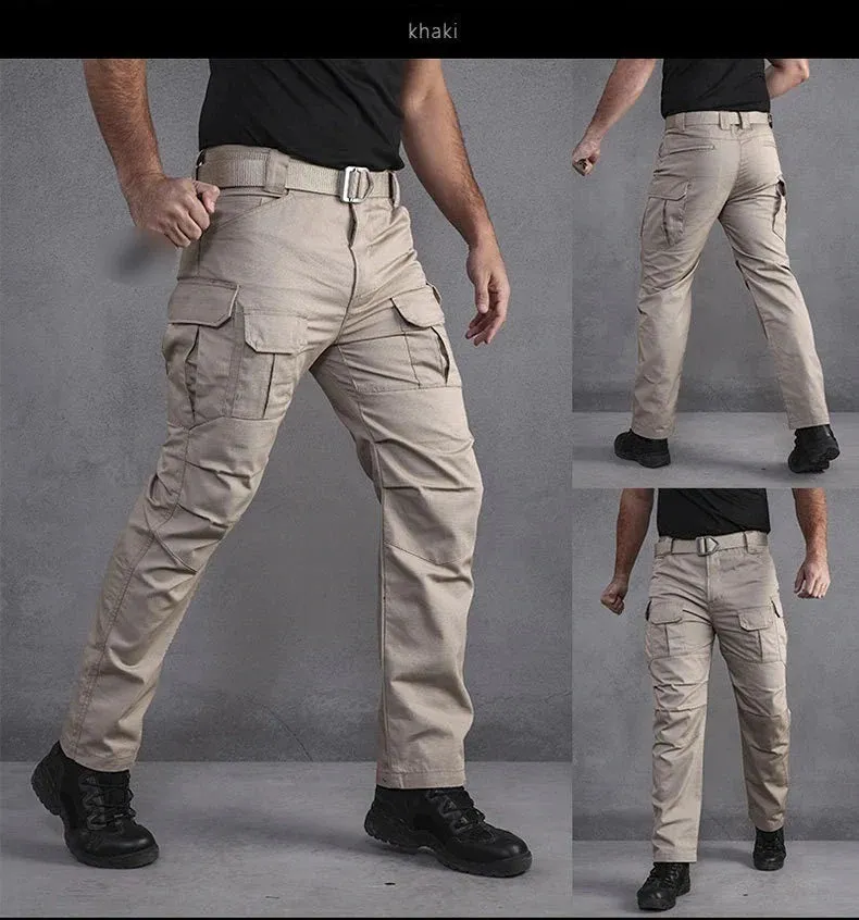 Tactical Mens IX2 Cargo Pants Durable Lightweight Trousers Ripstop Waterproof