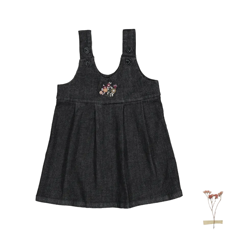 The Denim Dress - Black