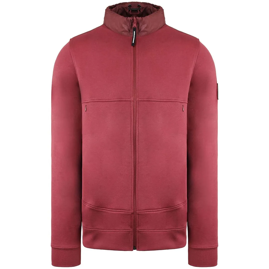 Weekend Offender Paia Mens Oxblood Track Jacket