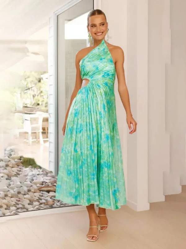 Women's Elegant Pleated Dress