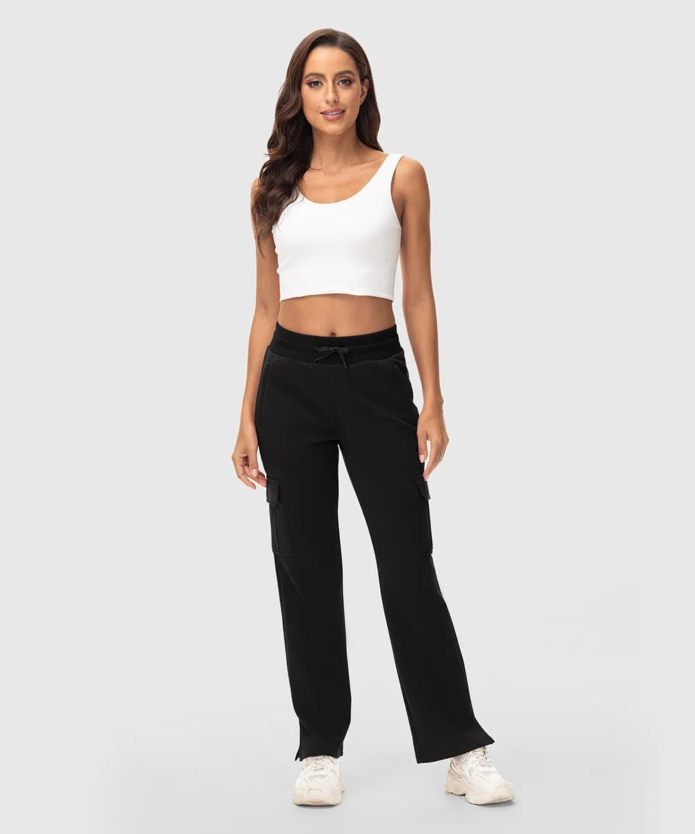 Women's Straight-Leg Work Out Cargo Pants