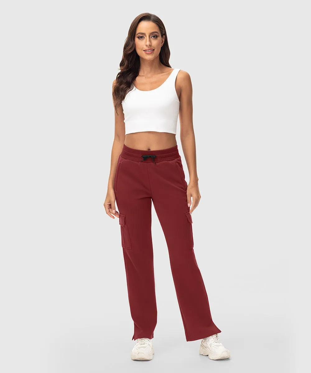 Women's Straight-Leg Work Out Cargo Pants
