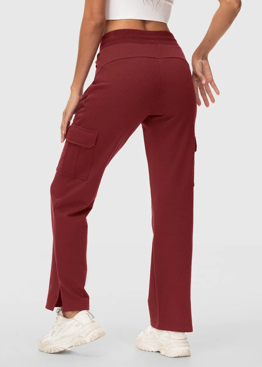 Women's Straight-Leg Work Out Cargo Pants