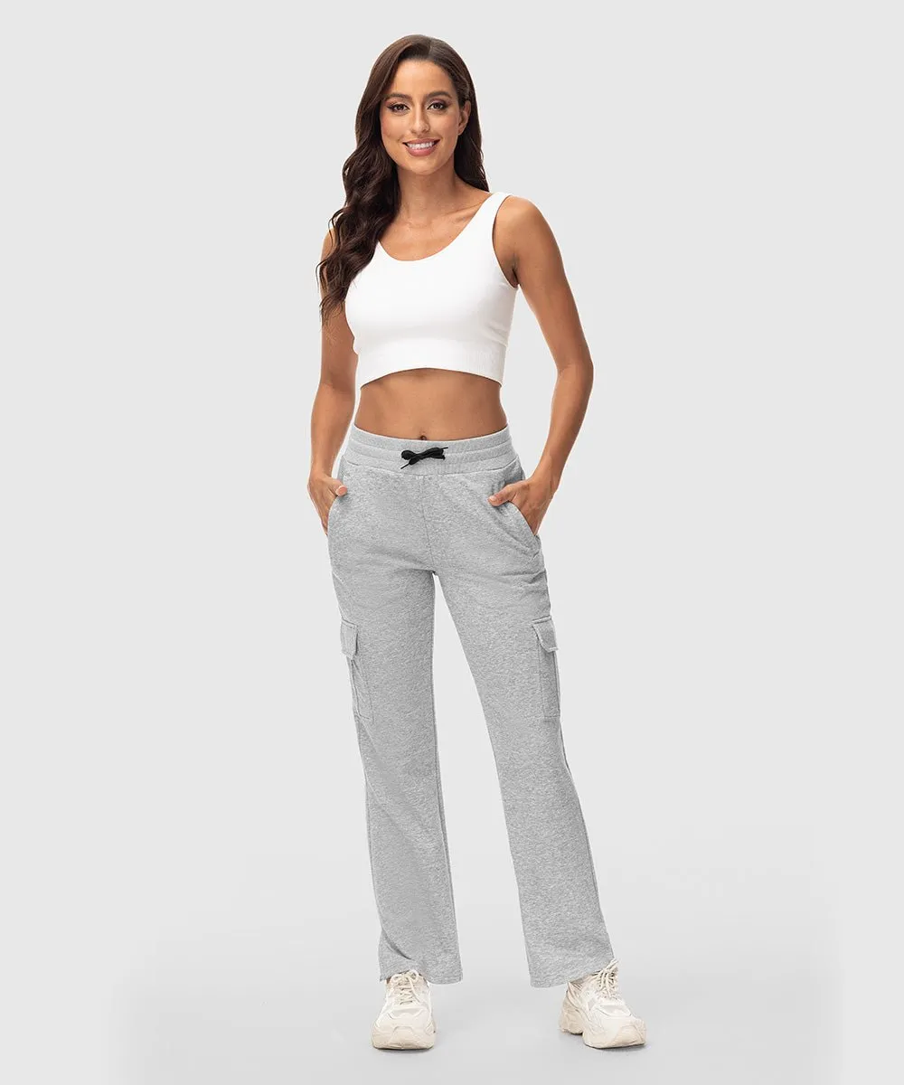 Women's Straight-Leg Work Out Cargo Pants