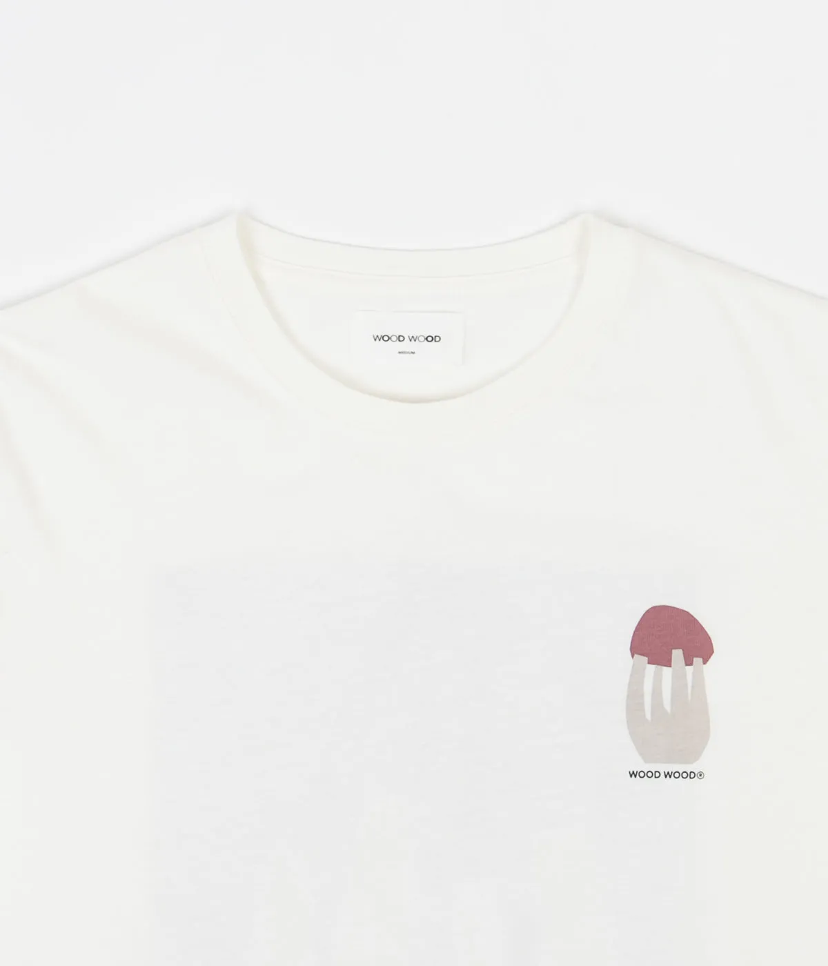 Wood Wood Sami Shroom T-Shirt - Off White
