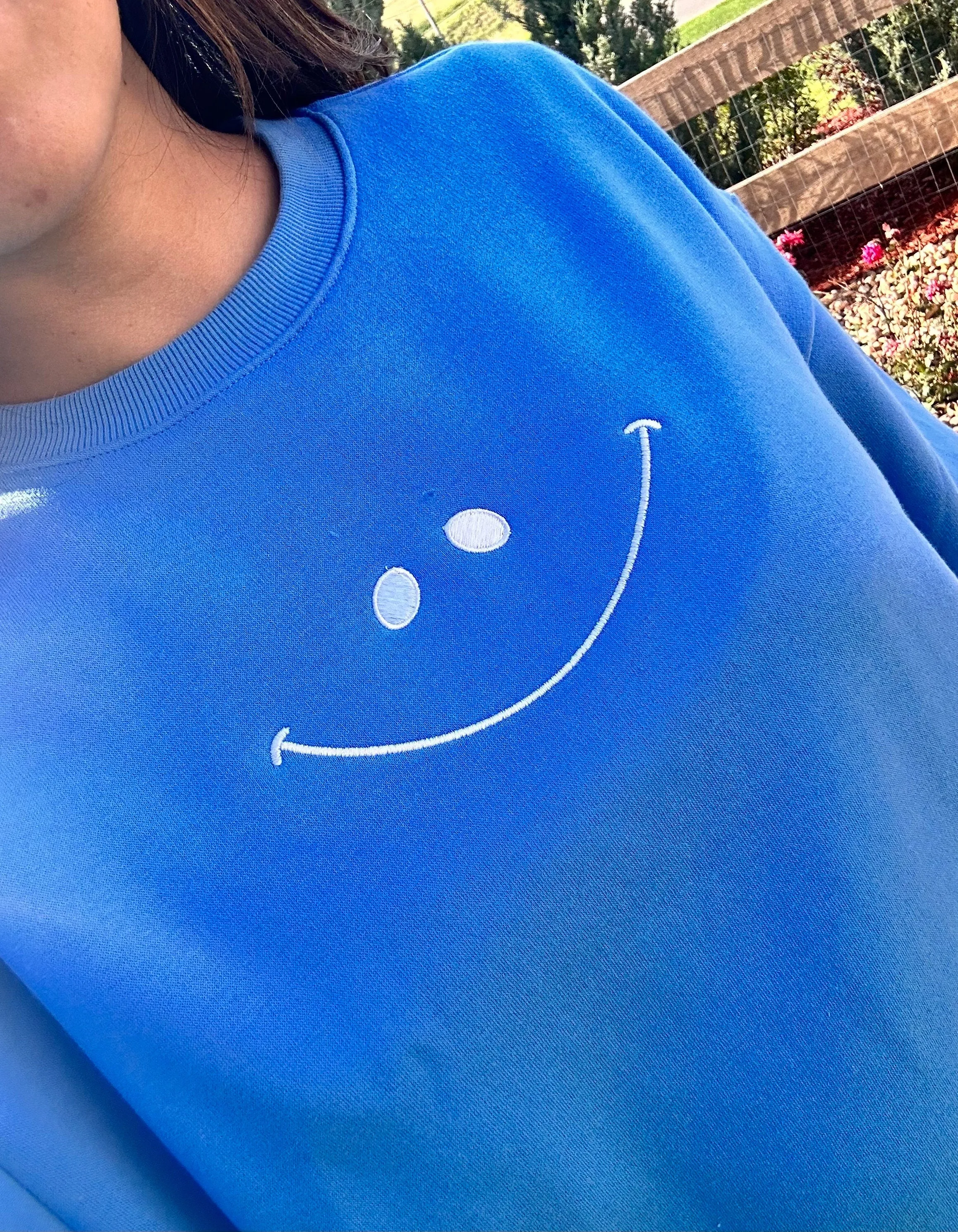 You’re doing great Embroidered sweatshirt