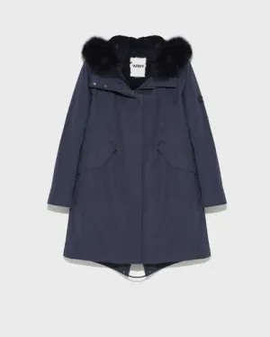 Yves Salomon Regular Parka - Ink