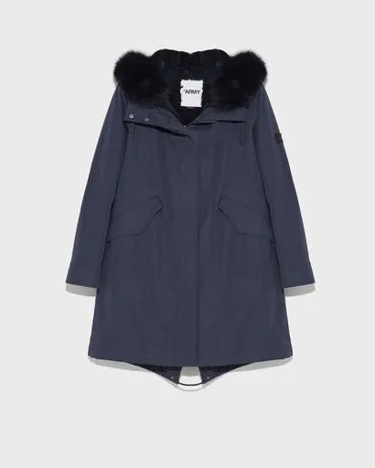 Yves Salomon Regular Parka - Ink