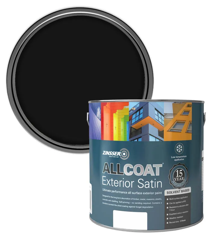 Zinsser AllCoat (Solvent Based) Exterior Satin Paint