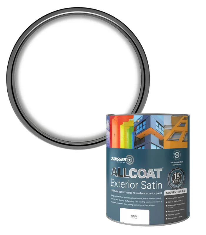 Zinsser AllCoat (Solvent Based) Exterior Satin Paint